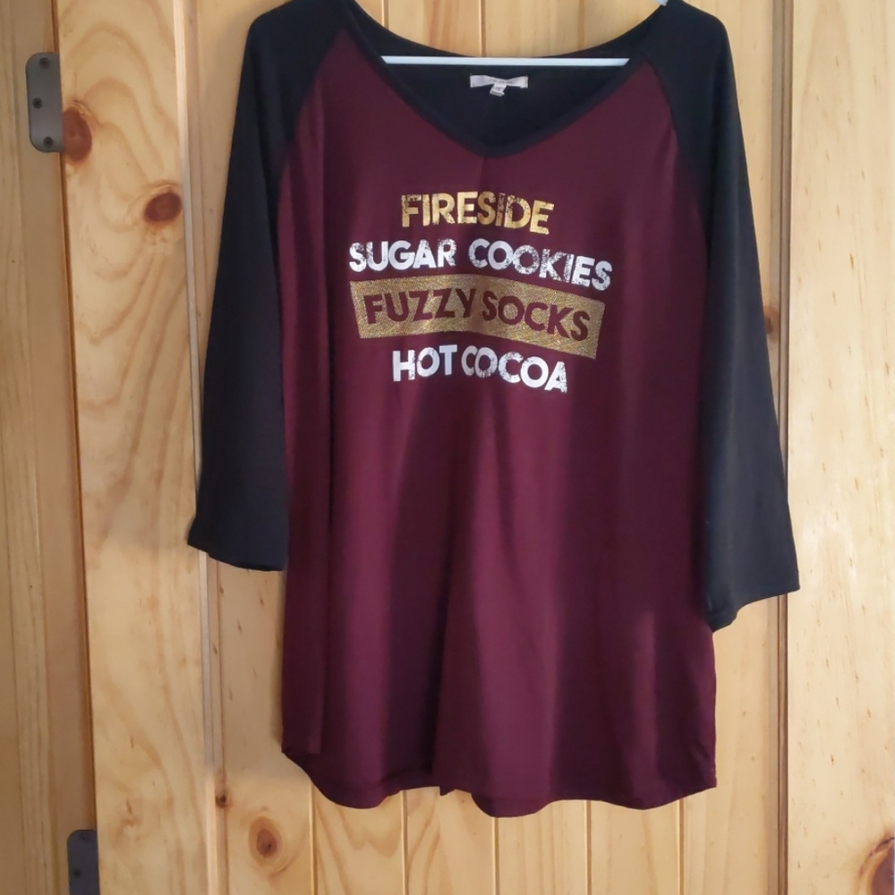 Maurice's 3/4 sleeve tee XXL